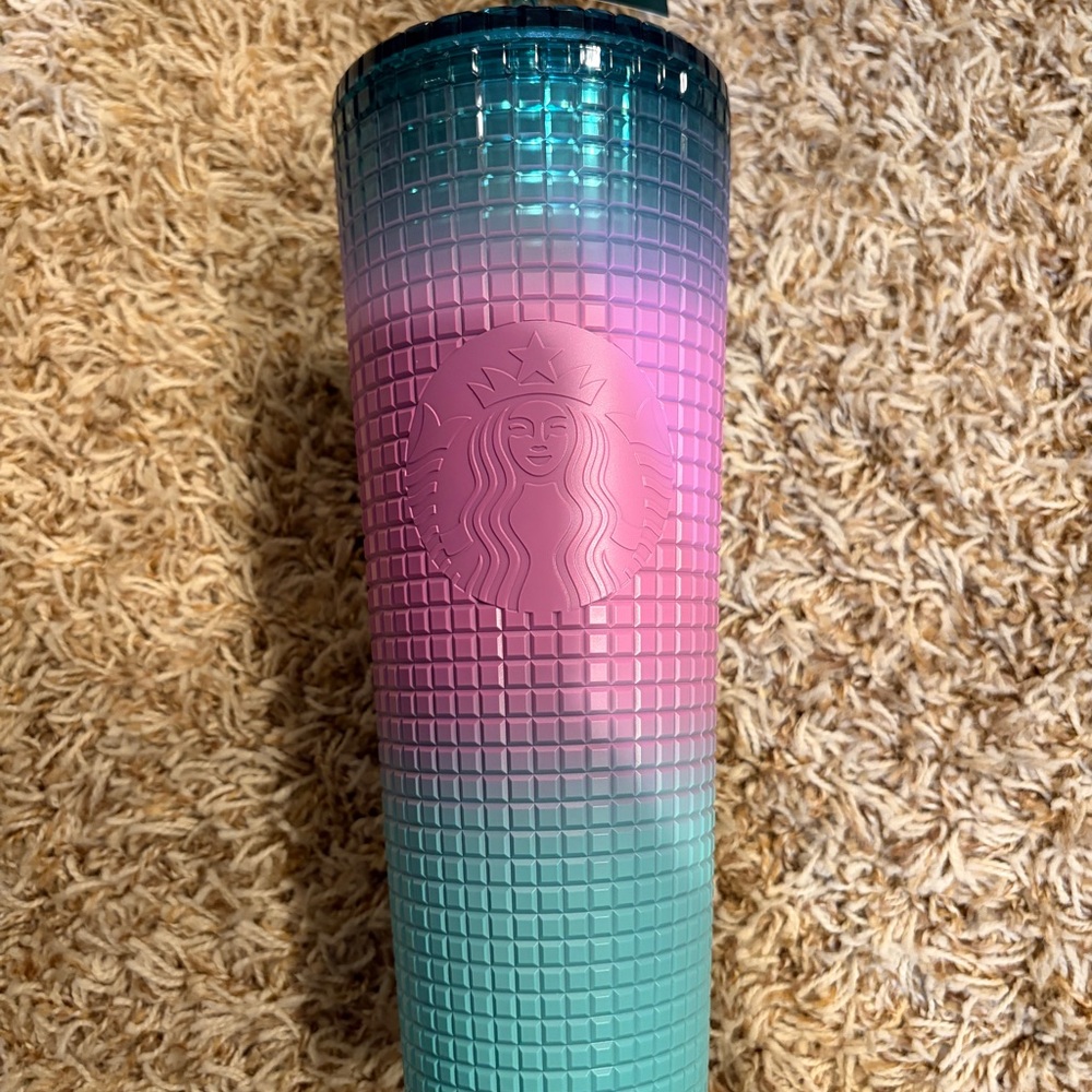 Starbucks Teal and Pink Ombre Tumbler